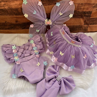 Romper jardim encantado (Lavanda) em Oferta na Shopee