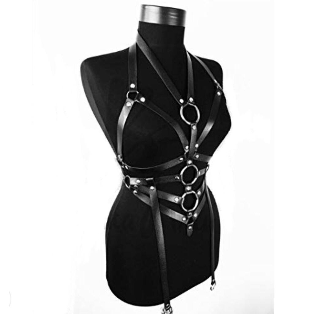 Conjunto GÓTICO PLUS SIZE Harness Cinto Arnês Conjunto Espartilho Corpete Cinto punk em Oferta na Shopee