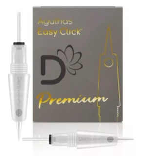 10 Agulhas Easyclick 1rl, 0,30mm Premium C/mola Dermocamp Anvisa em Oferta na Shopee