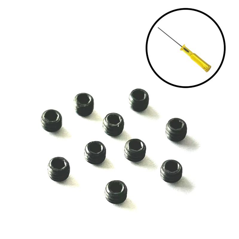 05/10/20 Parafusos Allen 1.6mm Rosca Grossa Da Bitola Da Agulha Máquina Costura Overlock Interlock Galoneira Industrial