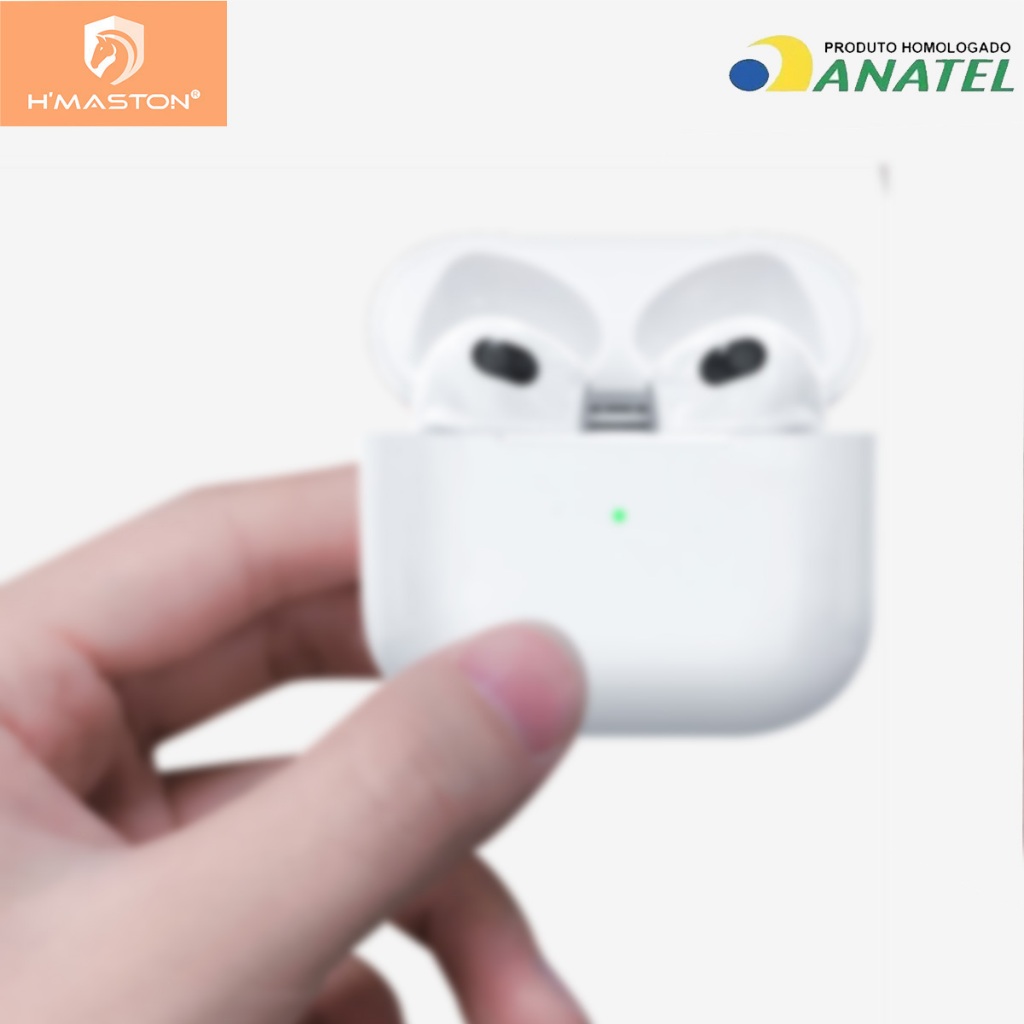 H'maston  Fone De Ouvido Bluetooth 5.4 RS-20 Hifi Stereo À Prova D'água Ruído Inteligente Cancelando - Audio