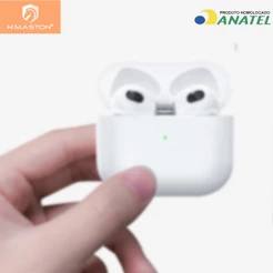 H'maston Fone De Ouvido Bluetooth 5.4 RS-20 Hifi Stereo À Prova D'água Ruído Inteligente Cancelando