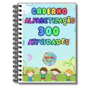 Caderno de Atividades e Alfabetização infantil em Oferta na Shopee