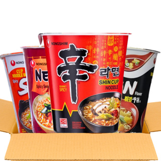 Kit Especial Lamens Coreano Com 4 Sabores Shin Udon Neoguri e Shrimp + 4 hashi em Oferta na Shopee