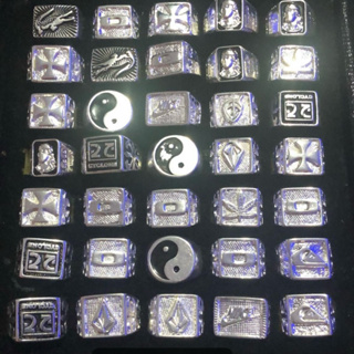 kit 6 dedeiras anel banhado prata 925 em Oferta na Shopee