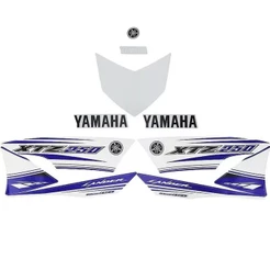 Jogo Adesivos Kit Faixa Completo Xtz 250 Lander 2017 Azul