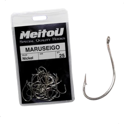 Anzol Meitou Maruseigo Nickel Cartela - Varios Tamanhos