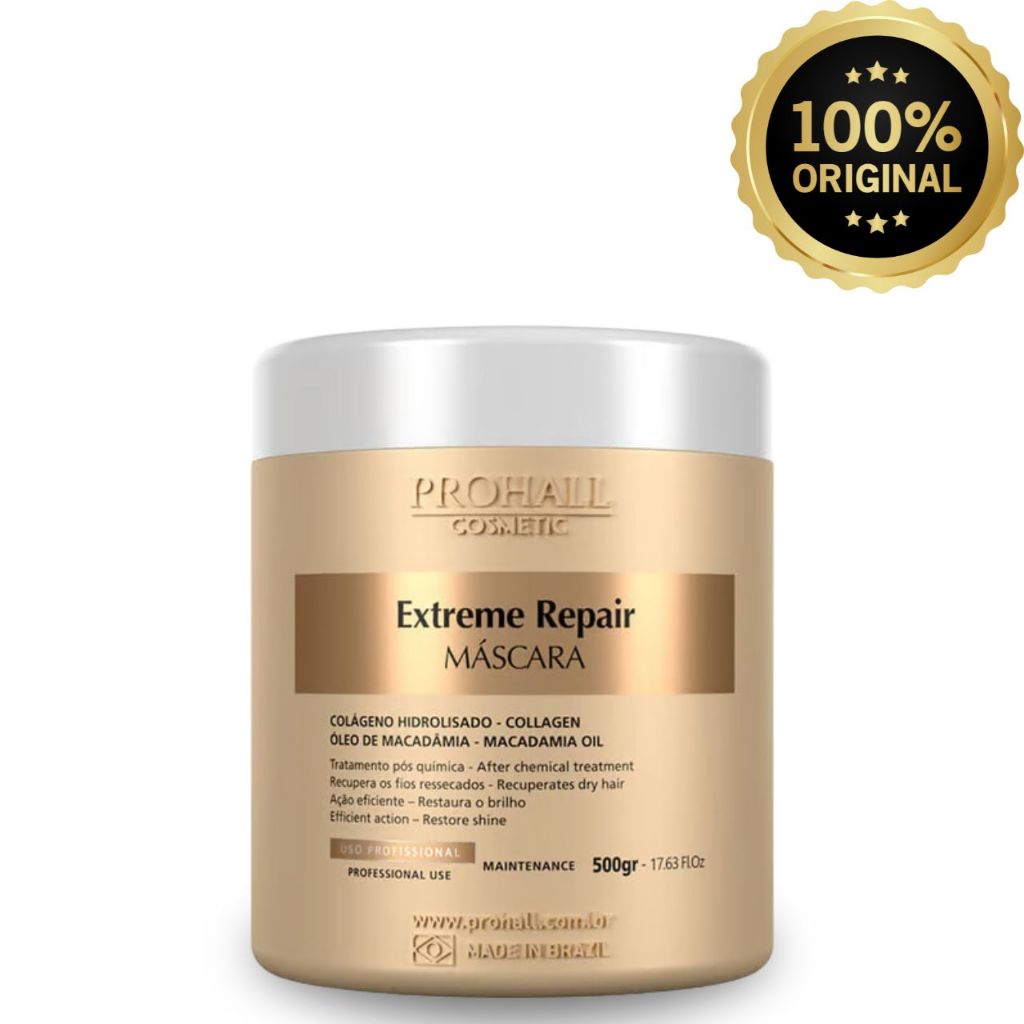 PROHALL Máscara Extreme Repair 500g Pro Hall