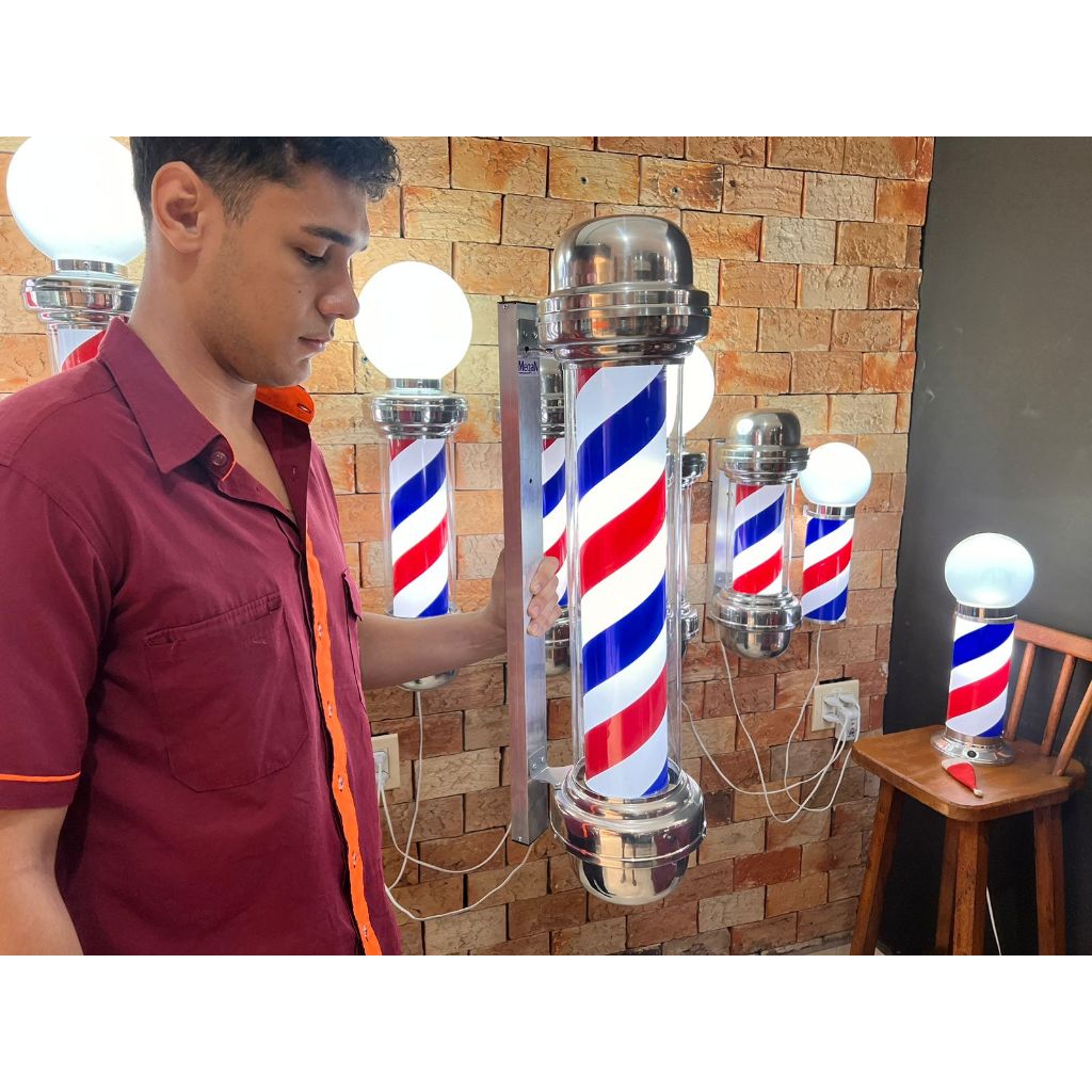Barber Pole Big 80cm Sem Globo Original Megan