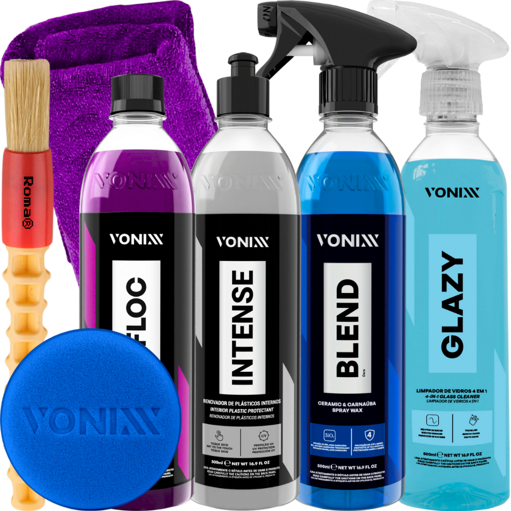 Kit Shampoo V-Floc Cera Blend Glazy Intense Vonixx - Spare Parts and Accessories for Vehicles