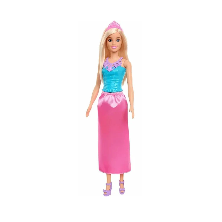 Boneca Barbie Princesa Dreamtopia Loira Saia Rosa HGR01 - Mattel