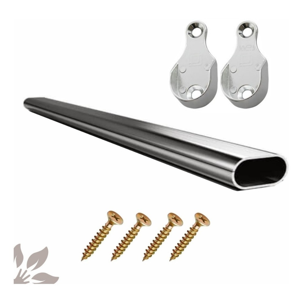 Tubo Cabideiro Oval Arara Para Guarda Roupas P M G Gg Xg em Oferta na Shopee