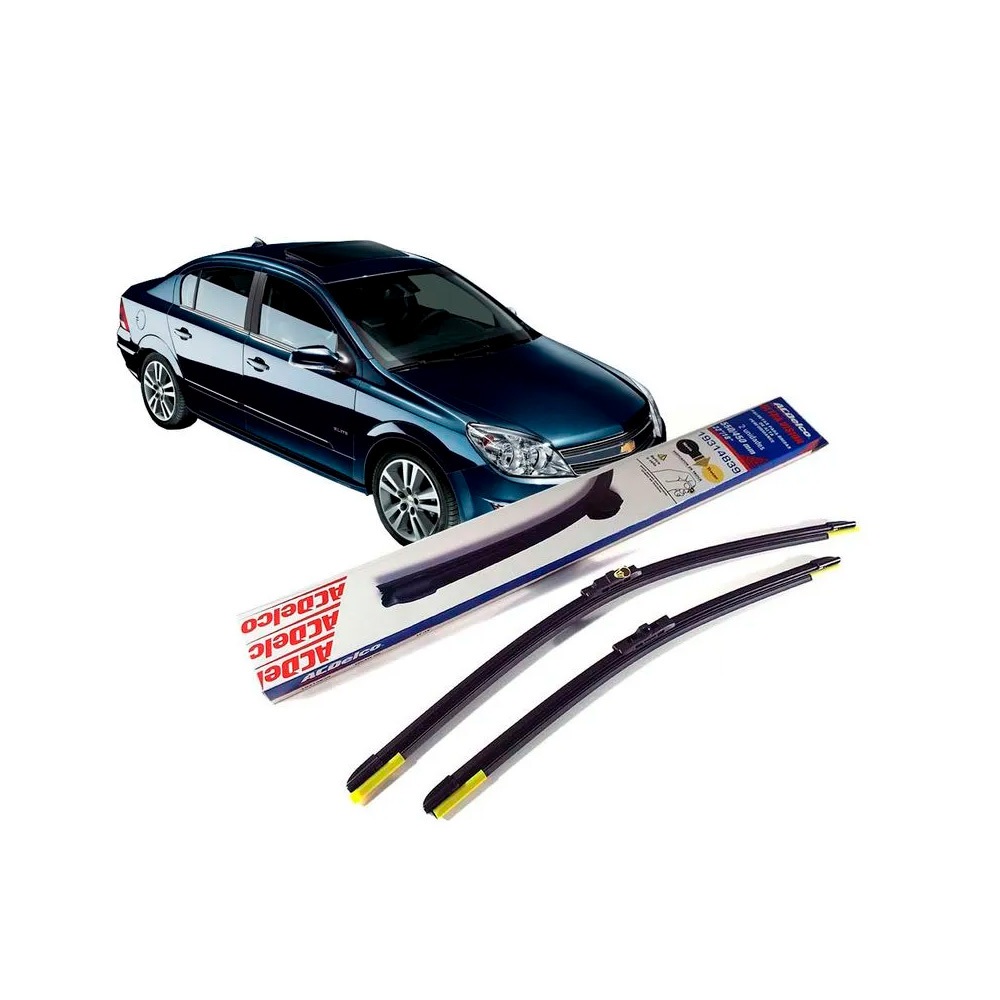 Jogo Palhetas Slim Ultravision Limpador Parabrisas Vectra 19314839 ACDelco