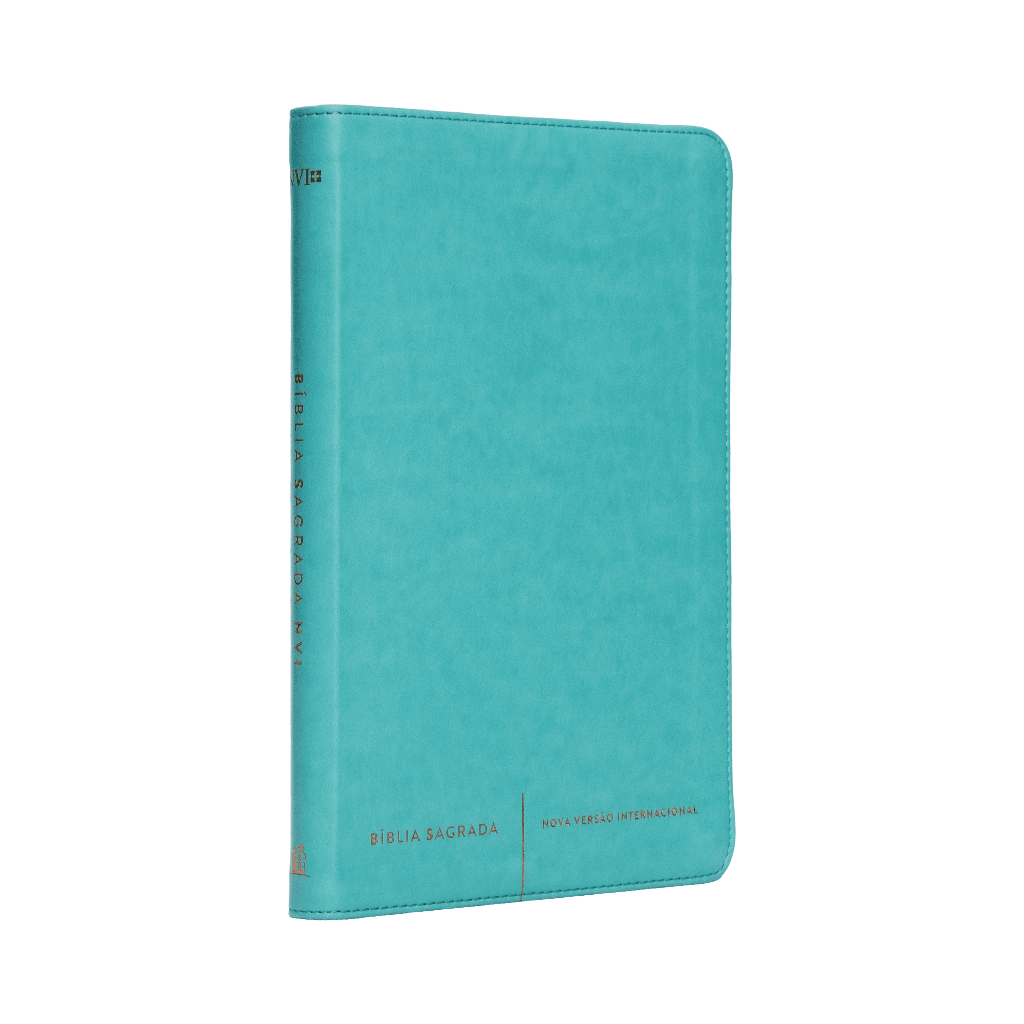 BIBLIA NVI SLIM VERDE ÁGUA BIBLIA FININHA
