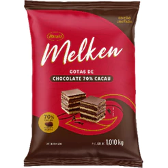 Gotas De Chocolate Nobre Melken 70% Cacau 1,010kg - Harald