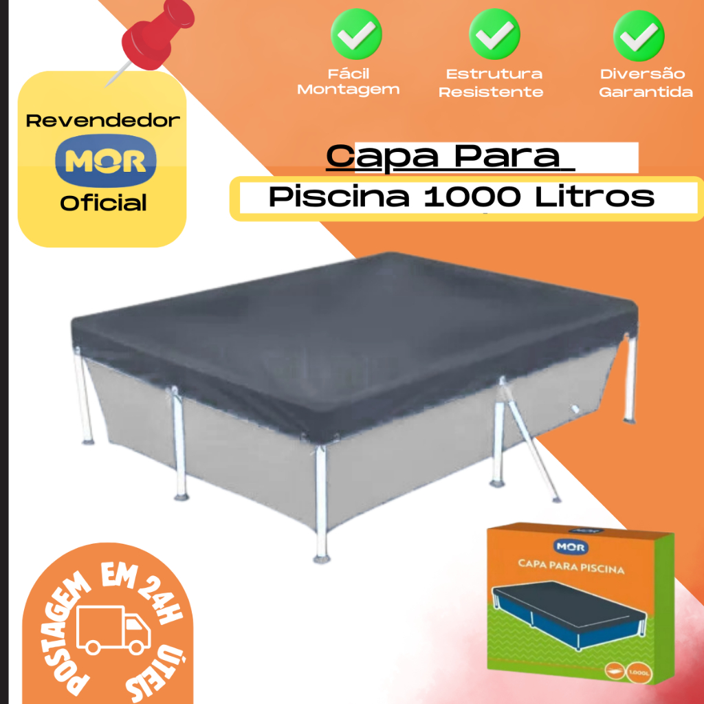 Capa Para Piscina 1000 Litros Proteção Nova Verão Mor em Oferta na Shopee