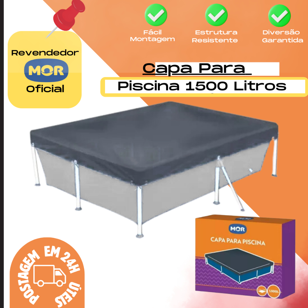 Capa Lona Para Piscina 1500 Litros Proteção Promoção Mor em Oferta na Shopee