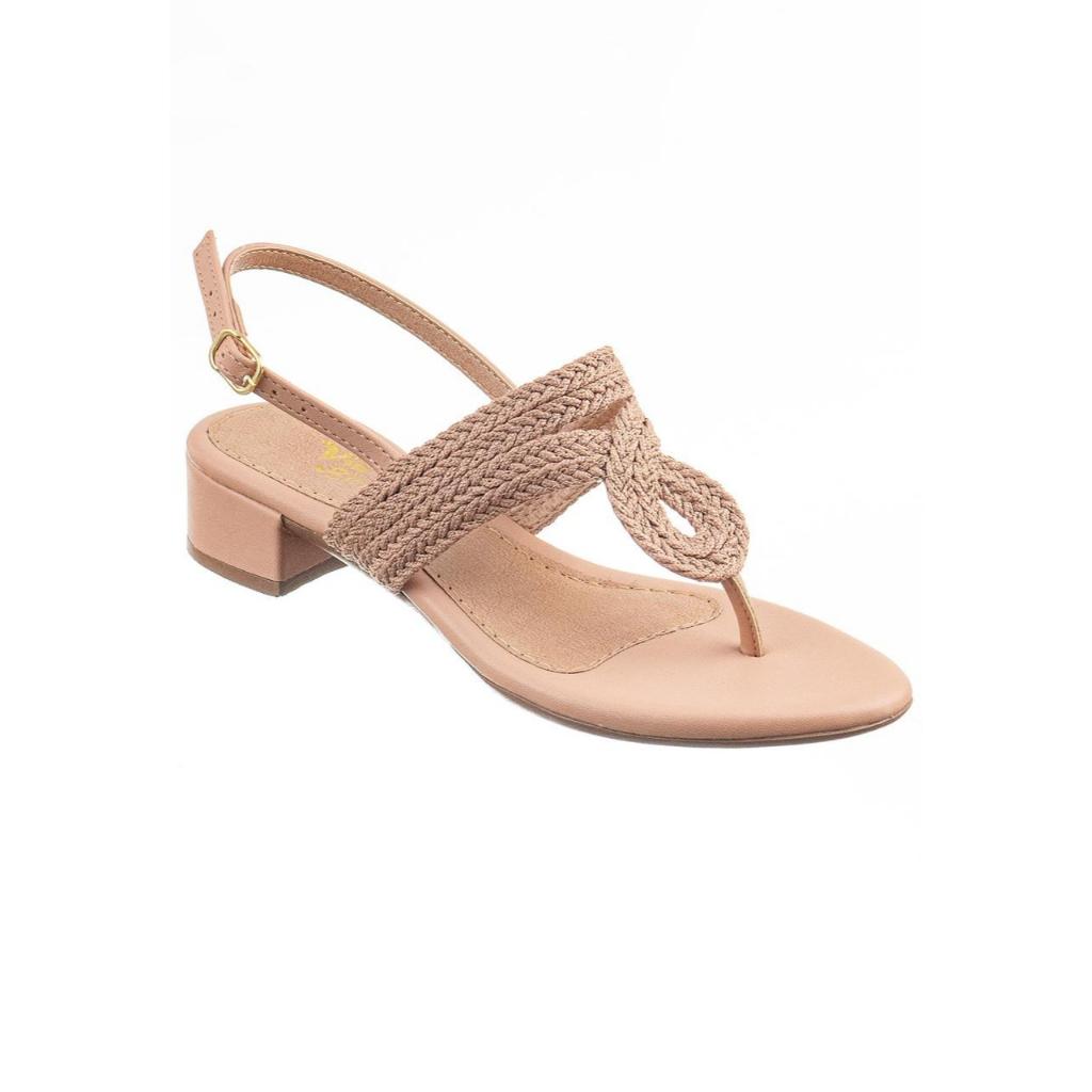 Sandália Feminina Saltinho Baixo Trisse Moda Casual Confortável Via Birigui em Oferta na Shopee