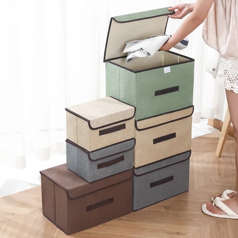 Kit 2 Caixa Organizadora Para Uso Geral Material Resistente e Dobrável