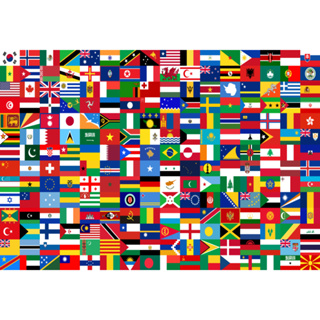 Bandeira Nações do Mundo para Culto de Missões 1,00m X 70cm tecido oxford em Oferta na Shopee