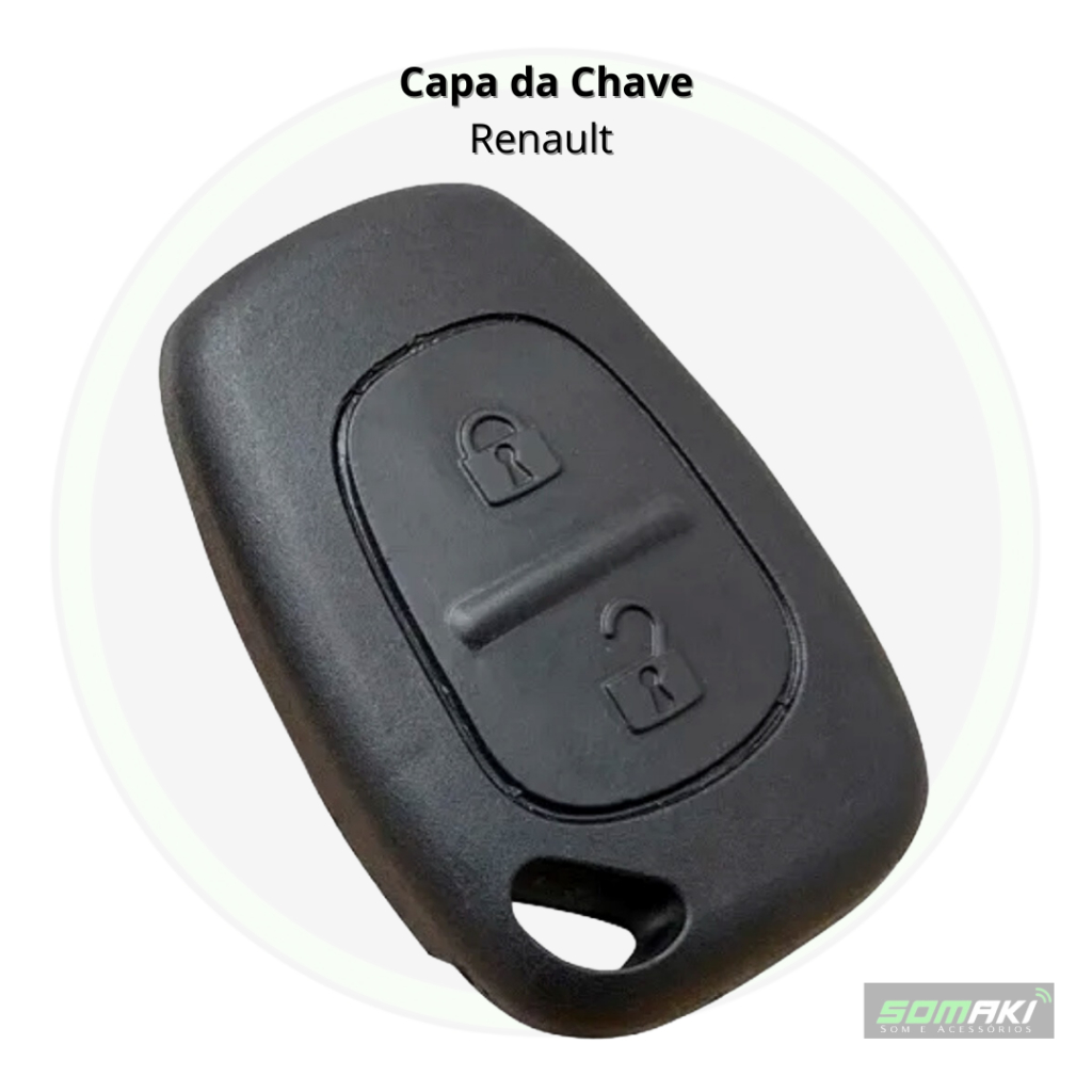 Capa Frontal Chave Controle Telecomando Renault Clio Master