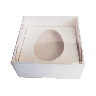 Caixa para Ovo de Colher 50gr 8x8x4 Tampa PET - Páscoa em Oferta na Shopee