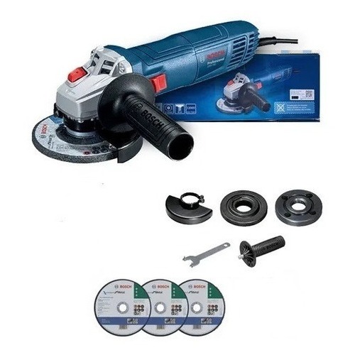 Esmerilhadeira Bosch Gws 700 Azul 710w 3 Discos Metal 220v