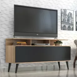 Rack Tonielque Macaé Com Pés Retrô Para Tv Até 50"