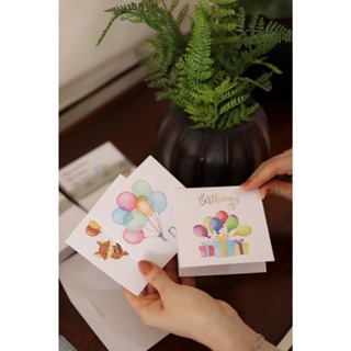 20 unidades Cartão Aniversário (sortidos) com Envelope branco em Oferta na Shopee