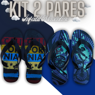 2 Pares Chinelo Sandália Infantil Homem Confortavel Super Macio Leve Verão Masculino Criança em Oferta na Shopee