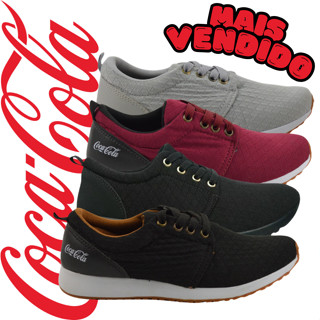 Tenis Feminino Coca Cola Macio Leve Confortável Envio Imediato Promoção em Oferta na Shopee