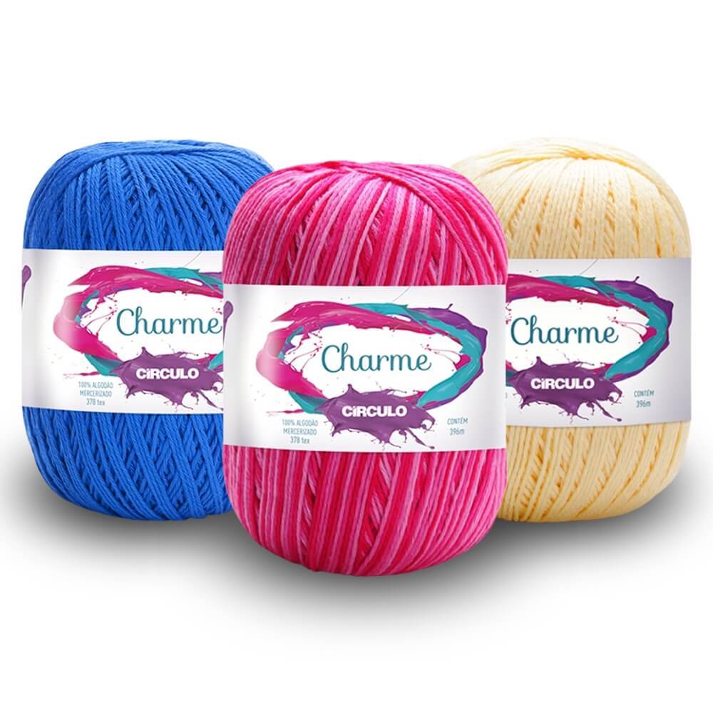 Linha Charme Circulo P/ Crochê e Tricô 150g
