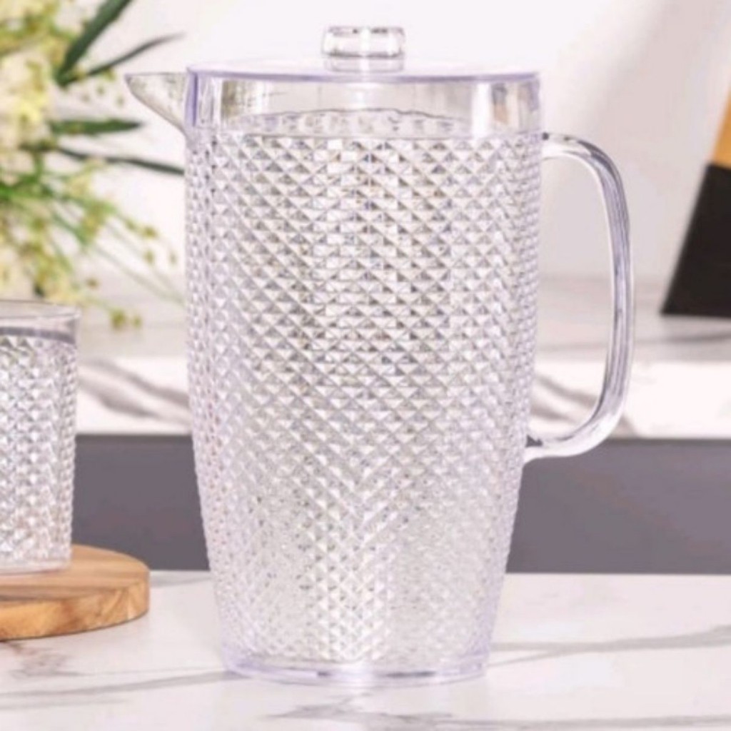 Jarra Diamante Acrílico Crystal 3 Litros - Niquelart