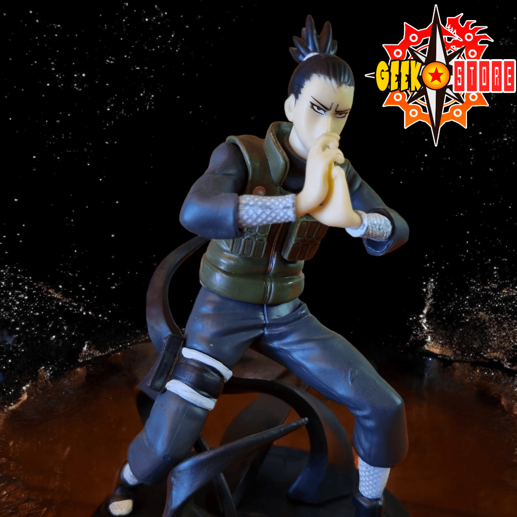 Action figure boneco colecionável anime naruto personagem shikamaru