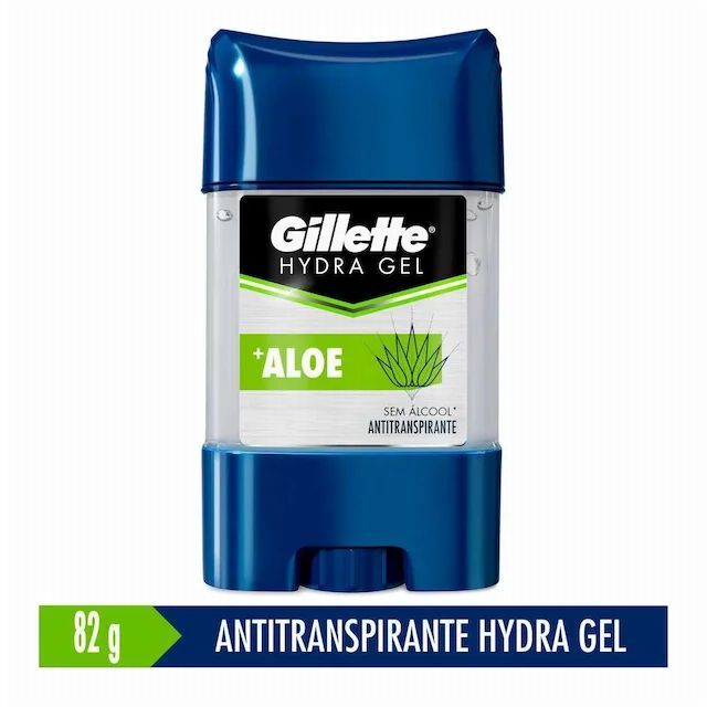 Desodorante Antitranspirante Gillette Hydra Gel Aloe 82g em Oferta na Shopee