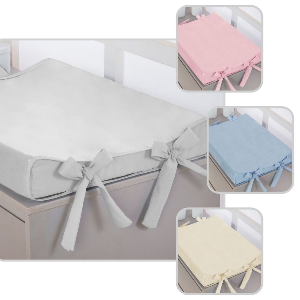 Trocador Americano Anatômico De Cômoda Para Bebe Com proteção Laterais em Oferta na Shopee