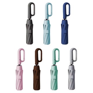 Guarda-Chuva Leve Compacto e Inovador com Design Moderno Alça Ergonômica em Formato de Gancho Cores Variadas Portátil