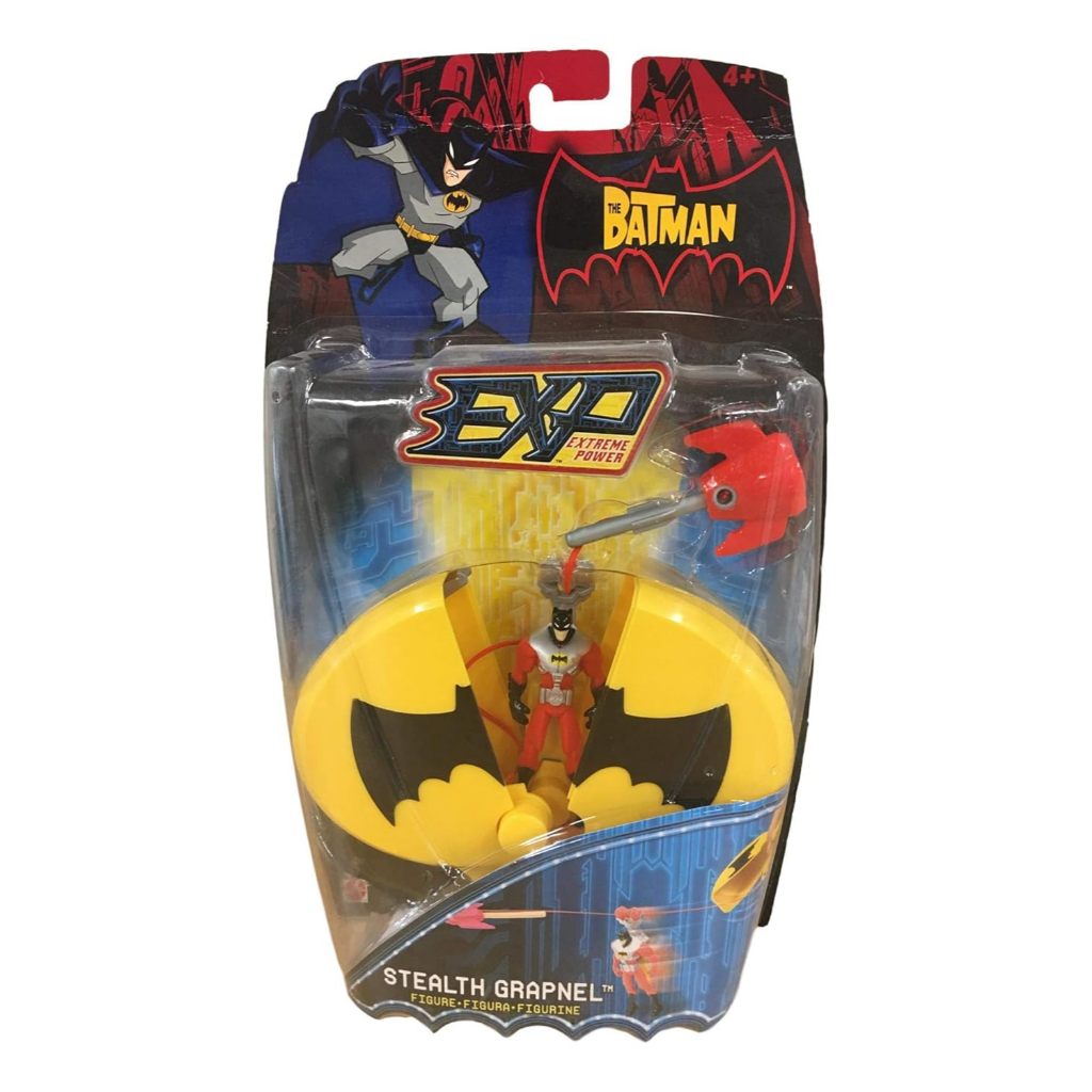 Action Figure Batman Stealth Grapnel EXP Extreme Power The Batman Mattel Original Com Lançador Colecionável