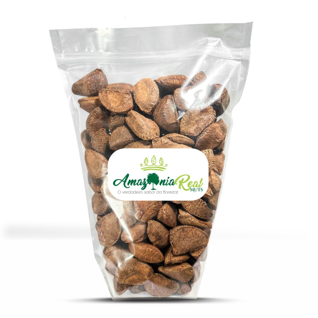 Castanha do Pará na Casca Premium [TIPO EXPORTAÇÃO] [COM ATM] - 1KG - Indústria Amazônia Real Nuts