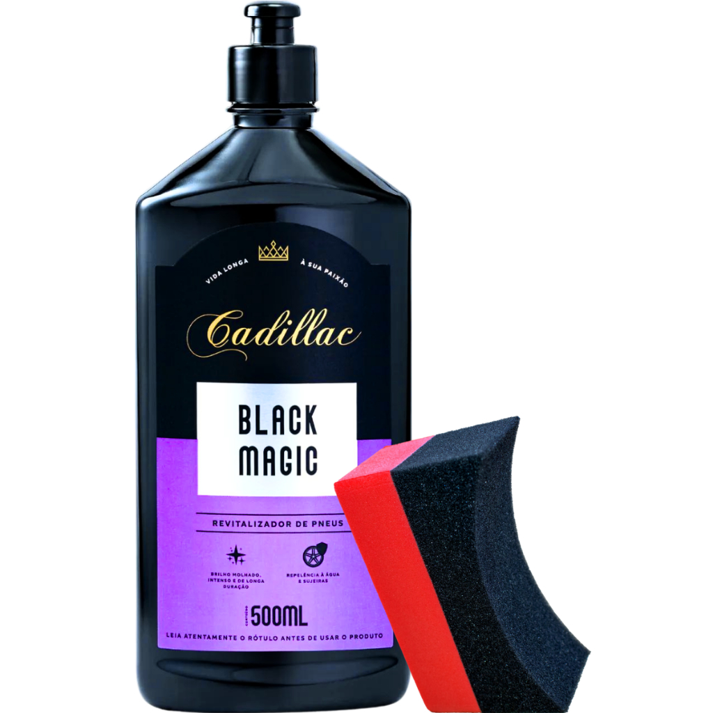 Pneu Pretinho Black Magic Cadillac Renovador Aplicador Sigma