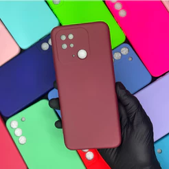 Capa ou Kit Capa + Pelicula 3D Para Xiaomi Redmi 10C Capinha Aveludada Case