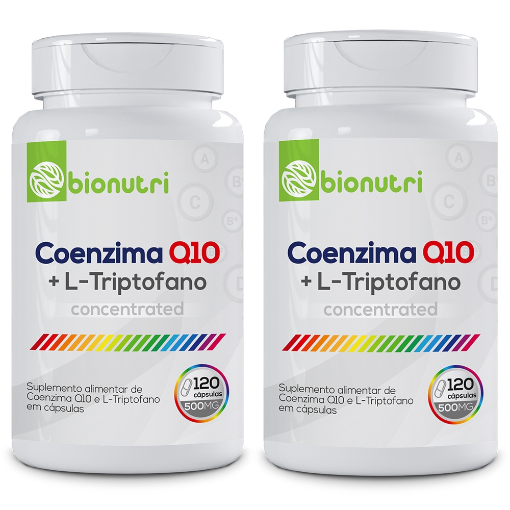 Kit 2x CoenzimaQ10 500Mg (120 Cápsulas) - Bionutri em Oferta na Shopee