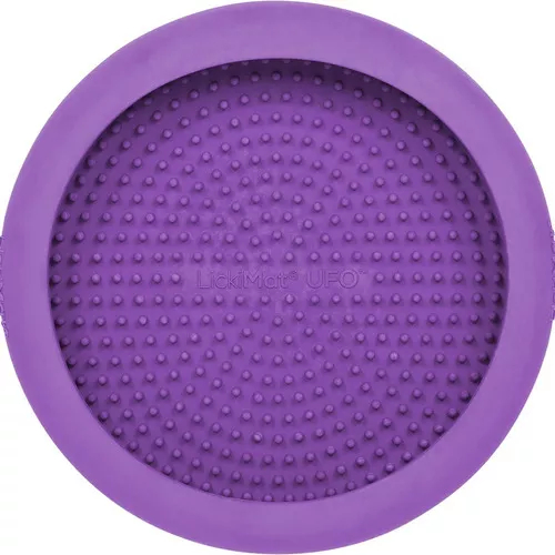 Tapete Comedouro Lickimat Ufo Laika Roxo Para Cachorro M