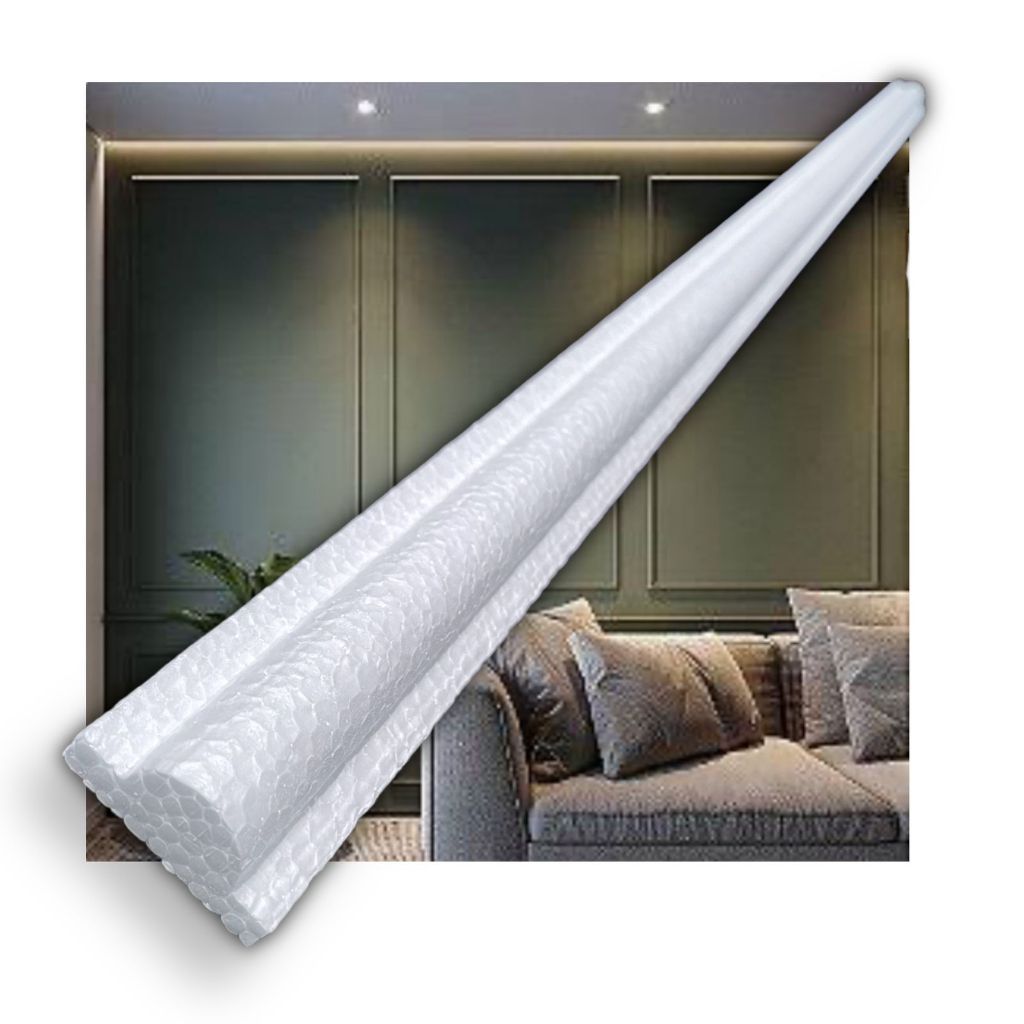 Boiserie 20 METROS Roda Meio decorações na parede no ambiente na casa.