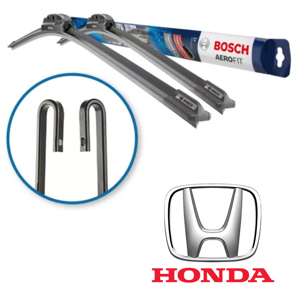 Par de Palhetas Para Carros Honda Limpador ParaBrisa Bosch  Honda City Fit Civic Hrv Crv WRV Acord em Oferta na Shopee