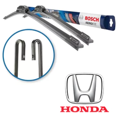 Par de Palhetas Para Carros Honda Limpador ParaBrisa Bosch Honda City Fit Civic Hrv Crv WRV Acord