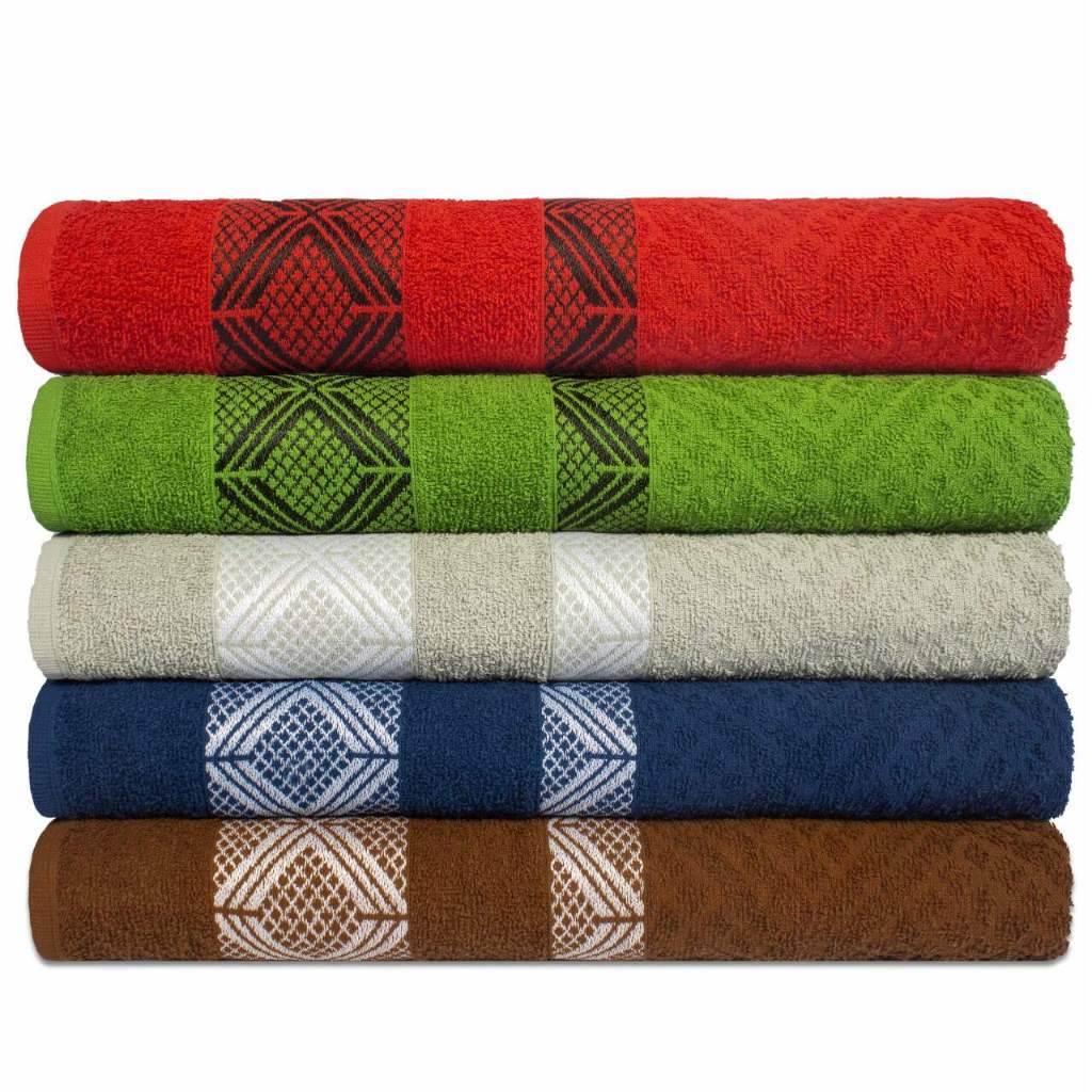 Kit 4 Toalhas Super Banhão Fascine 74x180cm- Decorada Alta Absorção