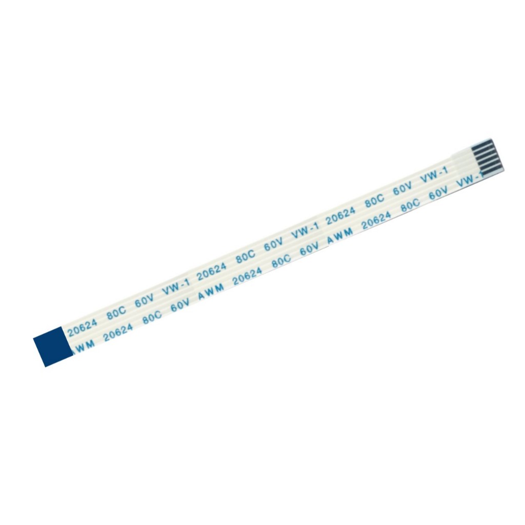 Cabo Flat 6 Vias X  12cm  Compatível Para Touchpad Notebook Samsung Rv419
