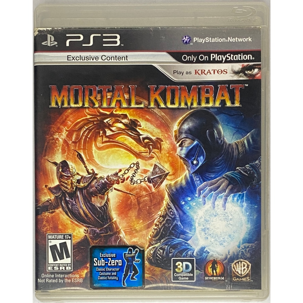 PS3 - Mortal Kombat - Original - Mídia Física