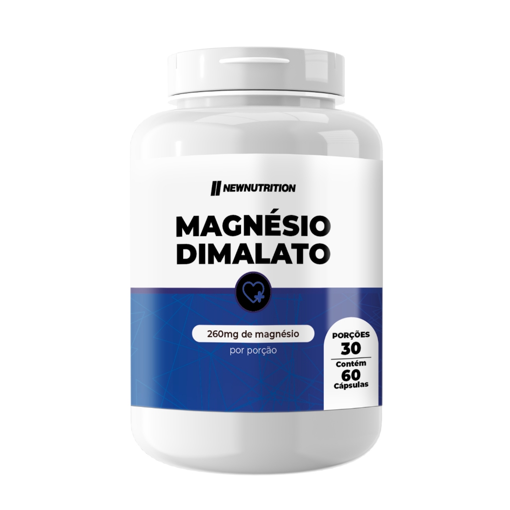 Magnésio Dimalato - 60 Cápsulas NEWNUTRITION em Oferta na Shopee